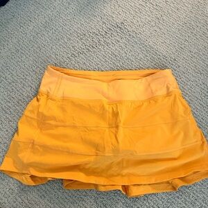Vibrant Yellow Athletic Skort